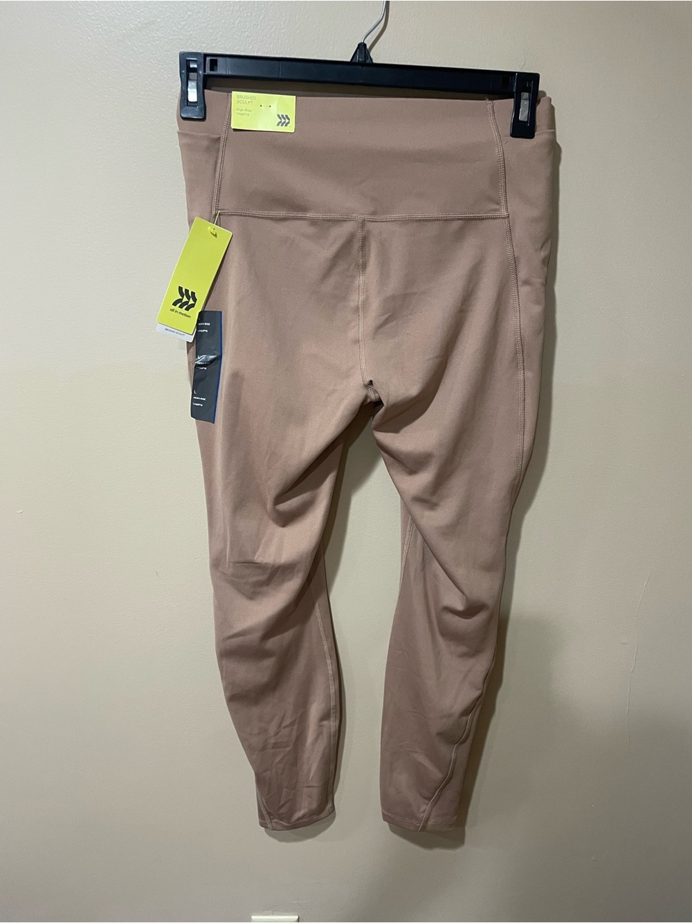all in motion High-Rise Leggings in Taupe - Picture 2 of 6